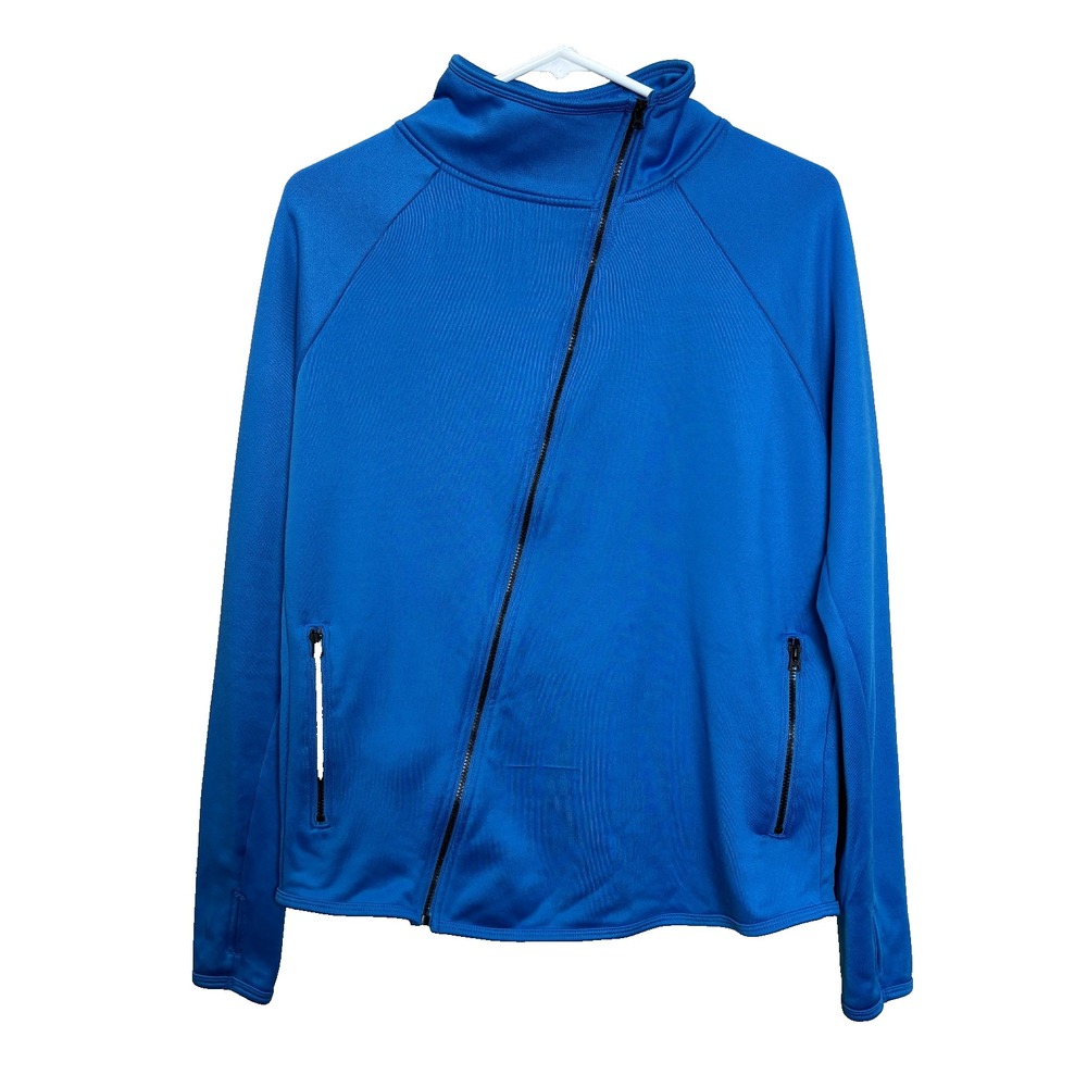 Aeropostale Women's Live Love Dream Zip‎ Up Blue Jacket Running Athleisure M
